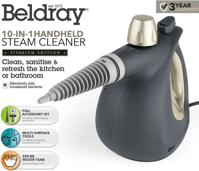 Beldray 10 in 1 Handheld Steam Cleaner UK